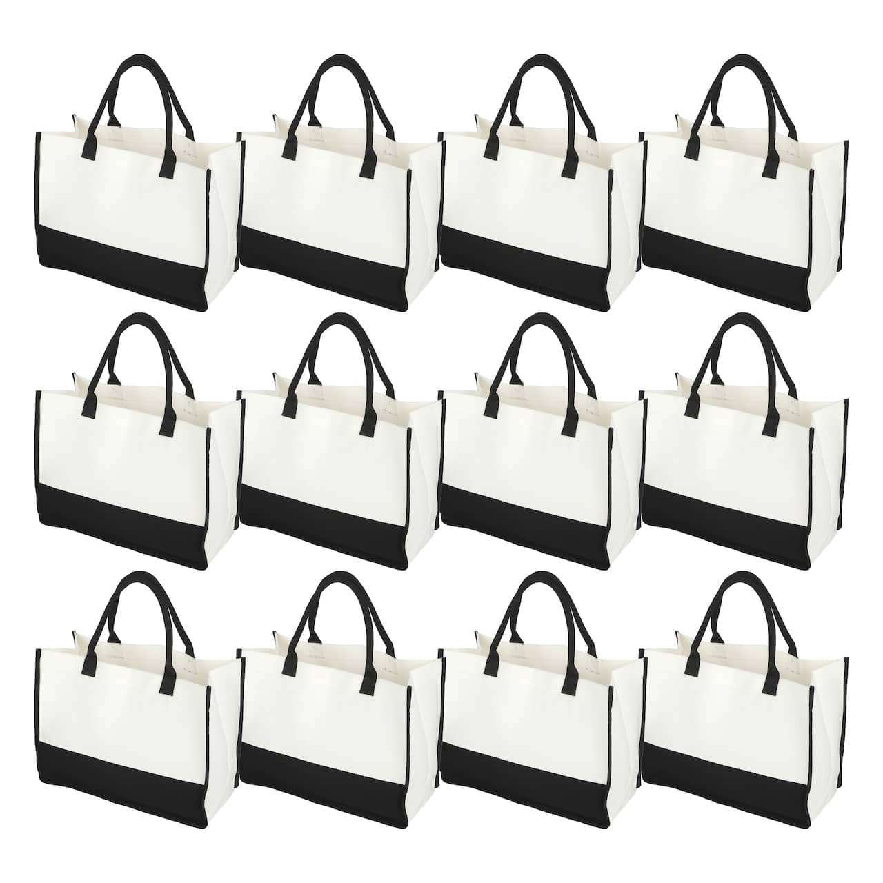 12 Pack: 15.7" x 11.8" Sublimation Tote by Make Market®